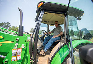 on-tractor
