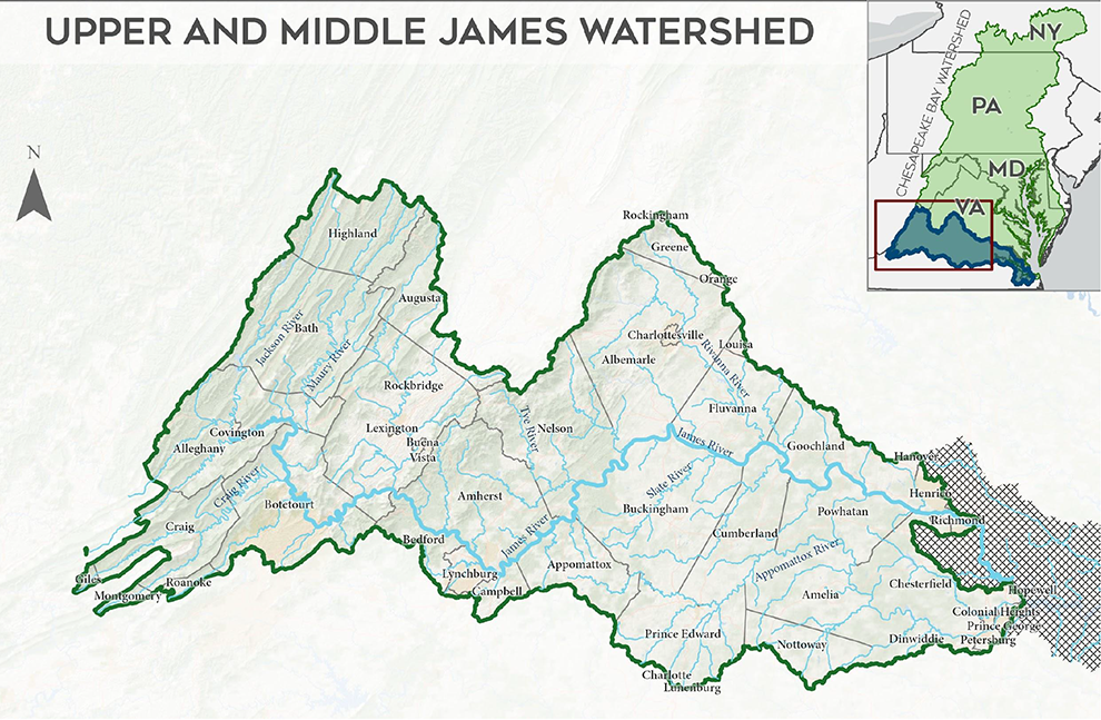 James River Consortium geographic scope