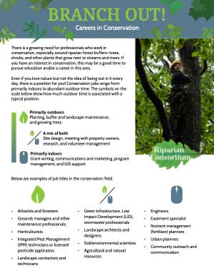 Careers in Conservation flyer