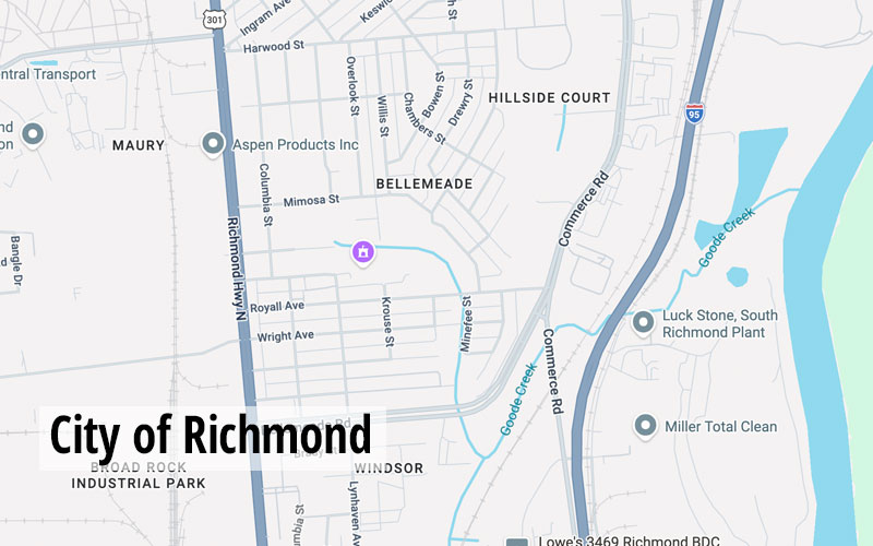 map of bellemeade park